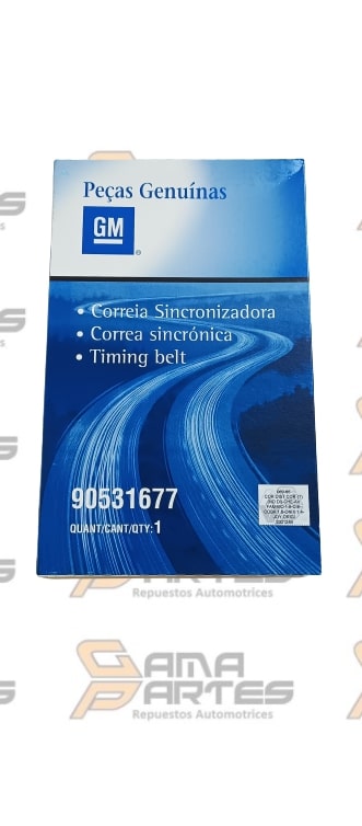 CORREA DISTRIBUCION CORSA (T) (NO DIESEL)-CHEVY-AVEO FAMILY-MONZA-CIELO-COBALT ORIG 90531677